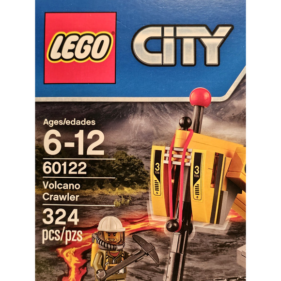 VOLCANO CRAWLER Lego City LEGO Set #60122 NEW Sealed RETIRED Unopened - Picture 2 of 10
